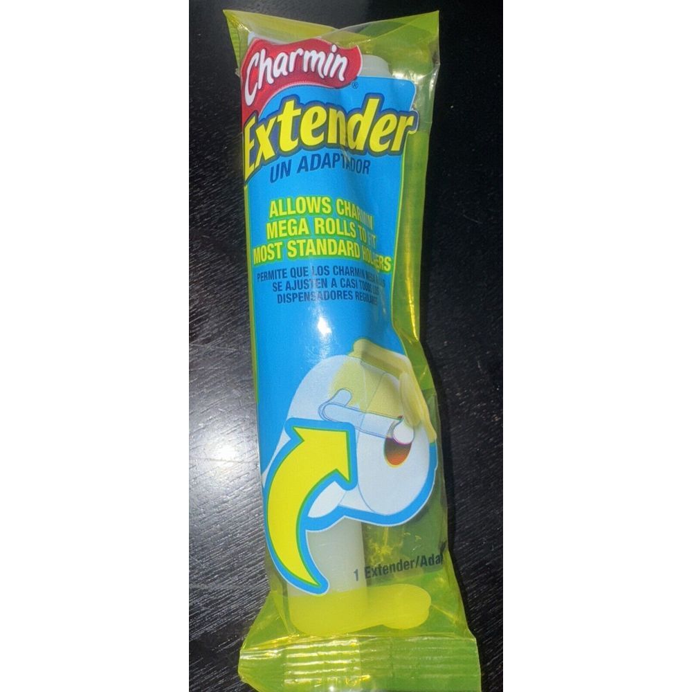 Charmin Toilet Paper Extender Adapter Mega Roll Fits Most Standard‎ Holders NEW